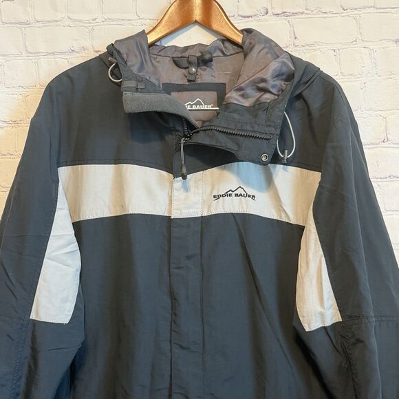 Eddie Bauer Cloud Cap Stretch Waterproof Rain Jacket Storm Two-Tone Men’s XL - Picture 2 of 11